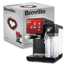 Produktbild: Breville Prima Latte II Espresso | Latte- und Cappuccino-Maschine | 15-bar-Profipumpe und Milchaufschäumer | Rot (VCF109X)