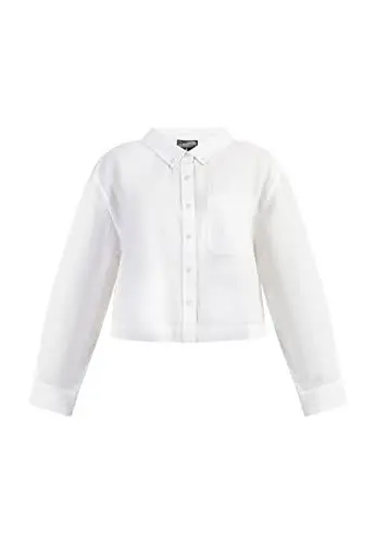 Produktbild: bridgeport Damen Langarm Bluse 37327425-BR02, Weiss, L