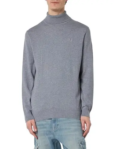 Produktbild: bridgeport Men's Rollkragenpullover, Hellgrau Melange, Large