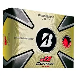 Produktbild: Bridgestone Golf E12 Contact Golf Balls Red Golfbälle, rot, Einheitsgröße