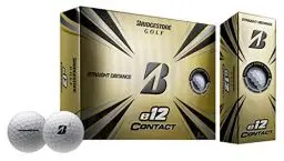 Produktbild: Bridgestone Unisex – Erwachsene Golf 2021 e12 Contact White, Weiss/opulenter Garten, One Dozen