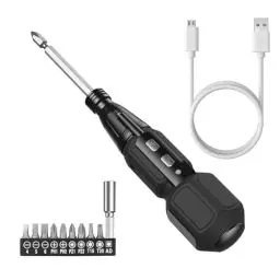 Produktbild: Brifit Akku schraubendreher mit 8 Bits, Elektrischer schraubendreher mit LED-Arbeitslicht, Elektro schraubendreher für Handwerk DIY, Computer, Laptop, Kreuzschlitz Flach Torx schraubendreher set