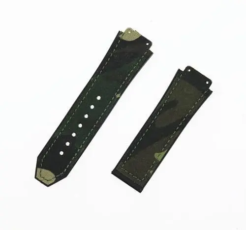 Produktbild: BrightBulb 22/26 mm Nubukleder, schweißbeständiges Silikon-Uhrenarmband-Zubehör für die Hub-Lot Big-Bang-Kollektion-1 26mm