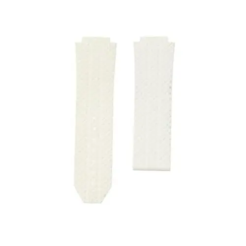 Produktbild: BrightBulb Uhrenzubehör in verschiedenen Größen, passend für Hub-Lot Silikon-Ananas-Muster PU-Bügel B-I-G B-A-N-G-Bügel-Weiß 25 * 17mm