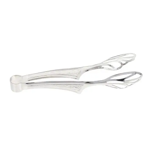 Produktbild: BRIGHTFUFU 1Stück Edelstahl Grillzange für Bbq und Küche Robuste Lebensmittelzange Steak Clip Küchenzange für Grillen Servieren und Kochen