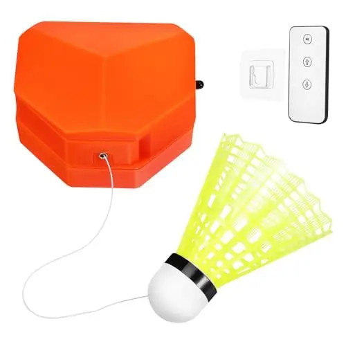 Produktbild: BRIGHTFUFU Badminton-einzelspieler-Rebound-Trainer Fernbedienung Einfach Zu Bedienendes Badminton-trainingsgerät Für Zu Hause