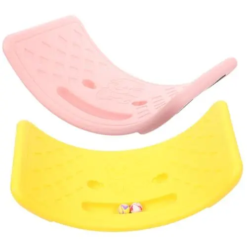 Produktbild: BRIGHTFUFU 2St Balance Board Schaukelwippe Sensorisches Trainingsboard für Kinder Wackelbrett Spielzeug Balancebrett Spielzeug Sensory Training Kleinkind Wippe Trainings-Balance-Board Sport
