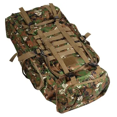 Produktbild: BRIGHTFUFU Outdoor Sport Multifunktionsrucksack Wandertagesrucksack Herren Wanderrucksack Große Kapazität Campingtaschen