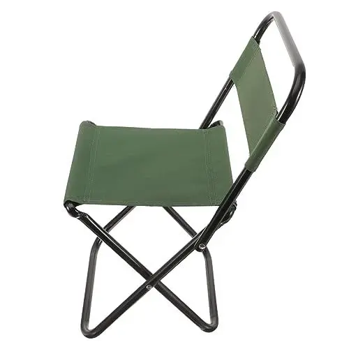 Produktbild: BRIGHTFUFU Kompakter Klappstuhl für Outdoor Camping und Strand Tragbarer Faltstuhl als Angelstuhl oder Gartenstuhl Leicht und Platzsparend Klappbar für Einfachen Transport