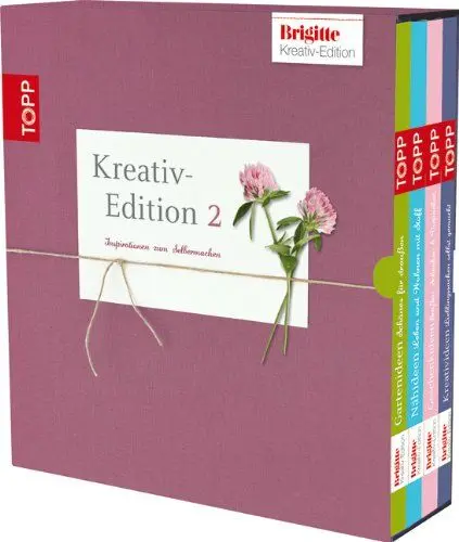 Produktbild: Brigitte Edition - Komplettbox Staffel 2: Kartonschuber mit den Bänden 5 bis 8 - TOPP 5545 bis 5548: Inspirationen zum Selbermachen. Gartenideen. Nähideen. Geschenkideen. Kreativideen