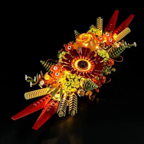 Produktbild: BRIKSMAX 10314 Led Licht für Lego Trockenblumengesteck - Compatible with Lego Icons Bausteinen Modell - Ohne Lego Set