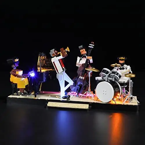 Produktbild: BRIKSMAX 21334 Led Licht für Jazz-Quartett - Kompatibel Mit Ideas Bausteinen Modell - Ohne Lego Set
