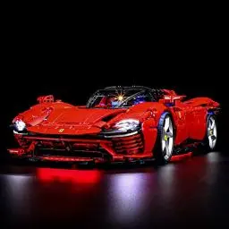 Produktbild: BRIKSMAX 42143 Led Licht für LEGO Ferrari Daytona SP3 - Compatible with Lego Technic Bausteinen Modell - Ohne Lego Set