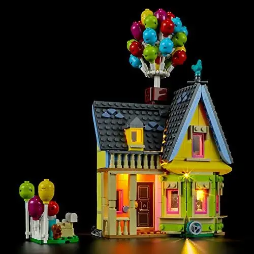 Produktbild: BRIKSMAX 43217 Led Licht für Lego Carls Haus aus „Oben“ - Compatible with Lego Disney Bausteinen Modell - Ohne Lego Set