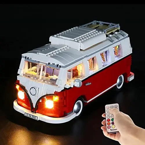 Produktbild: BRIKSMAX LED-Beleuchtungsset für LEGO-10220 T1 Camper Van – kompatibel mit Lego Creator Expert Bausteinen-Modell – Lego-Set Nicht im Lieferumfang enthalten