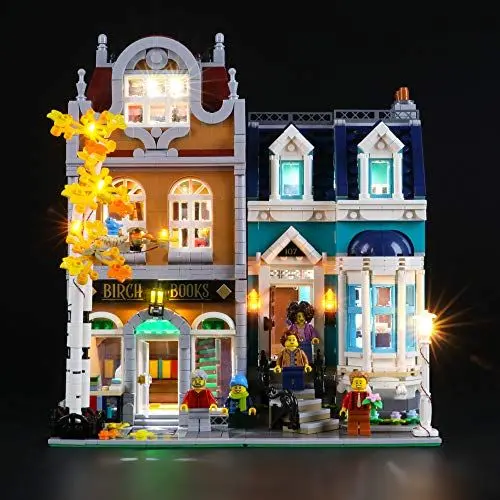 Produktbild: BRIKSMAX Led Beleuchtungsset für LEGO Creator Buchhandlung Bookshop,Kompatibel Mit LEGO 10270 Bausteinen Modell - Ohne Lego Set