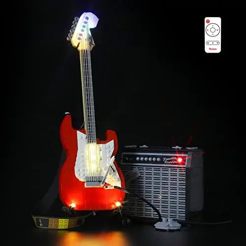 Produktbild: BRIKSMAX Led Beleuchtungsset für LEGO Ideas Fender Stratocaster - Compatible with Lego 21329 Bausteinen Modell - Ohne Lego Set