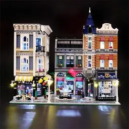 Produktbild: BRIKSMAX Led Beleuchtungsset für Lego Creator Assembly Square, Kompatibel Mit Lego 10255 Bausteinen Modell - Ohne Lego Set
