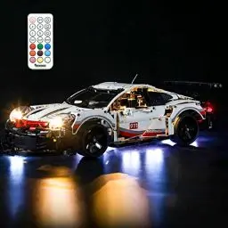 Produktbild: BRIKSMAX Led Beleuchtungsset für Lego Technic 911 RSR - Compatible with Lego 42096 Bausteinen Modell - Ohne Lego Set（Fernbedienung Version