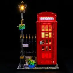 Produktbild: BRIKSMAX Led Licht für Lego Rote Londoner Telefonzelle 21347 - Compatible with Lego Ideas Bausteinen Modell - Ohne Lego Set