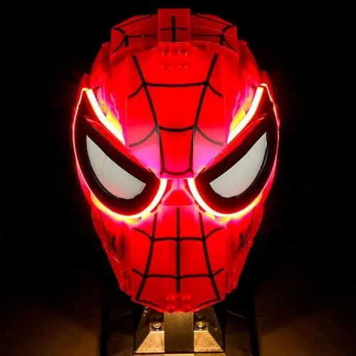 Produktbild: BRIKSMAX Led Licht für LEGO Spider-Mans Maske 76285 - Compatible with Lego Marvel Bausteinen Modell - Ohne Lego Set