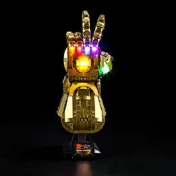 Produktbild: BRIKSMAX Led Licht für Lego Infinity Handschuh 76191 - Compatible with Lego Marvel Bausteinen Modell - Ohne Lego Set
