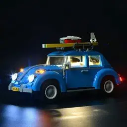 Produktbild: BRIKSMAX Volkswagen Käfer Led Beleuchtungsset - Kompatibel Mit Lego 10252 Bausteinen Modell - Ohne Lego Set