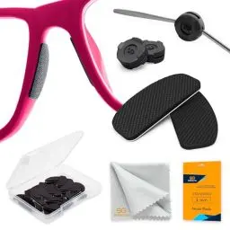 Produktbild: Brillen-Nasenpads rutschfest - Brillen-Nasengriff rutschfest 1 mm - selbstklebende Augenbrillen-Nasenpads - Brillen-Nasenpads aus Silikon - Sonnenbrillen-Griff-Nasensteg - 16 Paar Nasenstücke