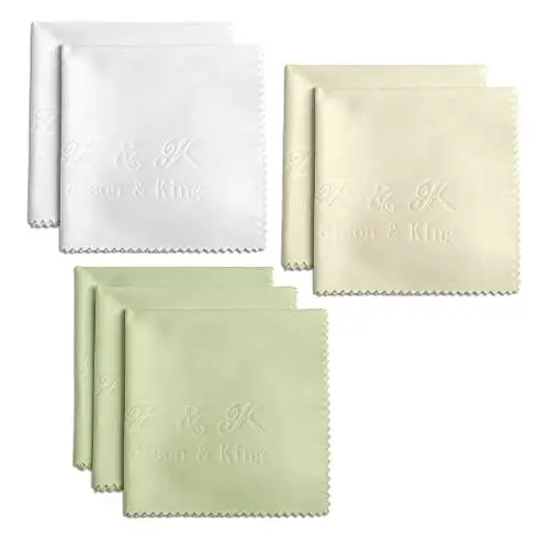 Produktbild: Brillenputztücher 50% biologisch Abbaubar - 50% Mikrofaser (7 Stück 20x20 cm)