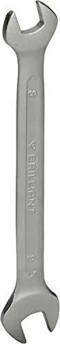 Produktbild: BRILLIANT TOOLS BT010901 Doppel-Maulschlüssel, 8 x 9 mm (Powered by KS TOOLS)