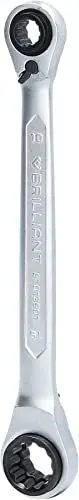 Produktbild: BRILLIANT TOOLS BT013901 4 in 1, Doppel-Ratschenringschlüssel, 10 x 13, 17 x 19 mm (Powered by KS TOOLS)