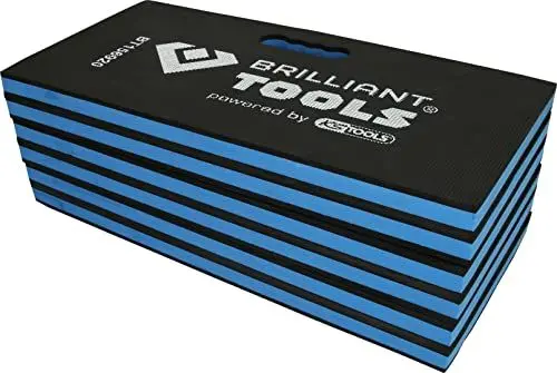 Produktbild: BRILLIANT TOOLS BT156920 Faltbare Mechaniker-Schutzmatte, 1200 x 400 x 23 mm (Powered by KS TOOLS)