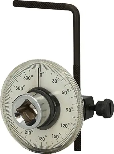 Produktbild: BRILLIANT TOOLS BT546001 Drehwinkelmesser (Powered by KS TOOLS), Schwarz Silber