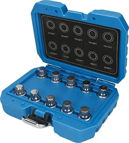 Produktbild: BRILLIANT TOOLS BT691170 Felgenschloss-Sortiment für BMW, 10-tlg (Powered by KS TOOLS)