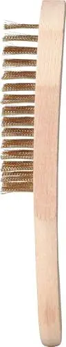 Produktbild: BRILLIANT TOOLS BT706009 Messing-Handdrahtbürste, 4-reihig, 290 mm (Powered by KS TOOLS)