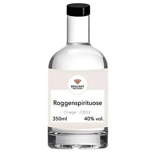 Produktbild: Brilliant Infusion - Echter Deutscher Korn Aus Roggen - 40% Vol. - Kräftiger & Frischer Korn Schnaps 0,35l