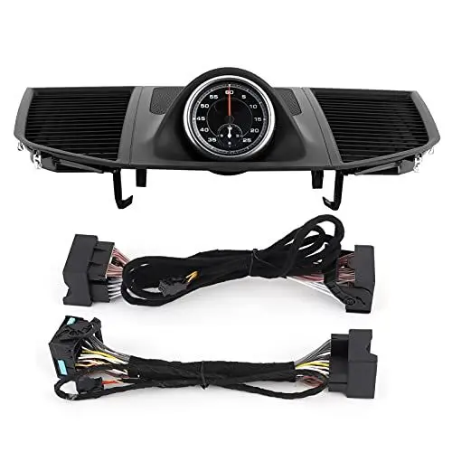 Produktbild: Brilluxa Auto Armaturenbrett Obere Abdeckung, Kompatibel mit 2014-2020, Instrumententafel Chronometer (Black stopwatch)