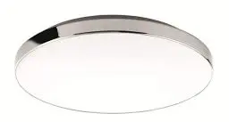 Produktbild: BRILONER Leuchten - LED Deckenleuchte, Badlampe, Badleuchte IP44, 13 Watt, 1.700 Lumen, 4.000 Kelvin, Weiß-Chrom, Ø35.5cm, 3351-216