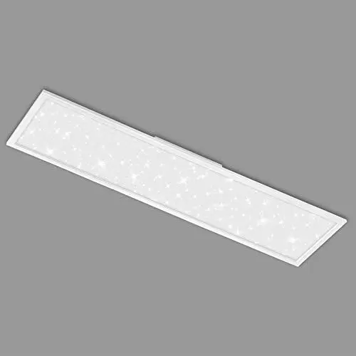 Produktbild: BRILONER Leuchten - LED Panel, Deckenlampe inkl. Sternendekor, 4.100 Lumen, 4.000 Kelvin, 38 Watt, Weiß, 1.195x295x60mm (LxBxH), 7393-016