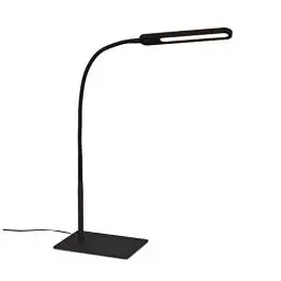 Produktbild: BRILONER Leuchten - LED Tischleuchte, Tischlampe mit Touchfunktion, in Stufen dimmbar, Farbtemperatursteuerung, Bürolampe 8 Watt, 600 Lumen, Schwarz, 230 x 165 max. 950mm (LxBxH) 7389-015