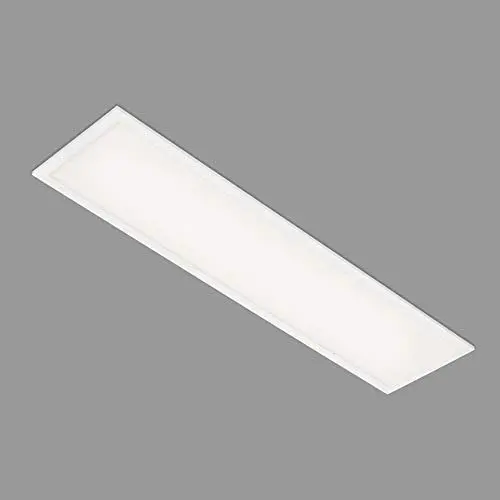 Produktbild: BRILONER - LED Deckenlampe flach, neutralweiße Lichtfarbe, 22 Watt, 2400 Lumen, Lampe, Deckenleuchte, Wohnzimmerlampe, LED Panel, Küchenlampe, Deckenbeleuchtung, Flur, 100x25x6 cm, Weiß