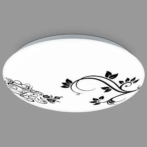 Produktbild: BRILONER – LED Deckenleuchte mit floralem Muster, 28 cm, neutralweißes Licht, LED Deckenlampe, Lampe, Wohnzimmerlampe, Esszimmerlampe, Küchenlampe, Kinderzimmer, Deckenstrahler