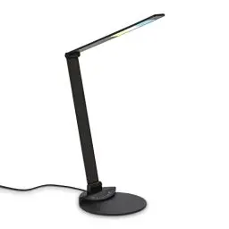 Produktbild: BRILONER - LED Schreibtischlampe mit Touch, dimmbar in Stufen, einstellbar von warmweiß bis kaltweiß, Tischlampe, Lampe, Nachttischlampe, Tischleuchte, Deko, Bürolampe, Leselicht, 83x20 cm, Schwarz