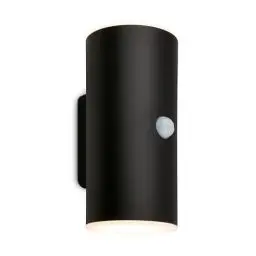 Produktbild: BRILONER - LED Wandlampe Akku mit Bewegungsmelder, Dämmerungssensor, 20 sek. Timer, Aussenlampe, Wandleuchte aussen, LED Strahler, Außenleuchte, Außenwandleuchte, 15,5x7x8,5 cm (HxBxT), Schwarz