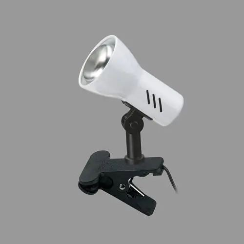 Produktbild: BRILONER - Nachttischlampe, Schreibtischlampe, Tischlampe, Leselampe, Bürolampe, Buch Klemme, Klemmlampe, Kinderzimmer, Schwenkbar, Schnurschalter, 1x E14, max, 40 Watt, 10,8 cm, Weiß