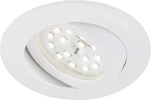 Produktbild: Briloner Leuchten LED Einbauleuchte, Einbaustrahler, LED Strahler, Spots, Deckenstrahler, Deckenspot, Lampen Wohnzimmer, LED Einbaustrahler 230v, Deckeneinbauleuchten, Einbaulampe, schwenkbar, rund