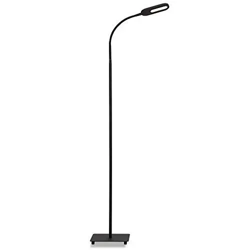 Produktbild: BRILONER - LED Stehlampe mit Touch, dimmbar in Stufen, einstellbar von warmweiß bis kaltweiß, Leselampe, Wohnzimmerlampe, Deckenfluter, Standleuchte, Stehleuchte, 21x21x128 cm, Schwarz