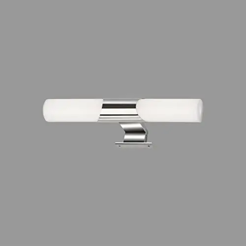 Produktbild: BRILONER Leuchten - LED Spiegelleuchte Bad, Spiegellampe Badezimmer, IP44, neutralweiße Lichtfarbe, 7W, Chrom, 32 cm, 2113-018
