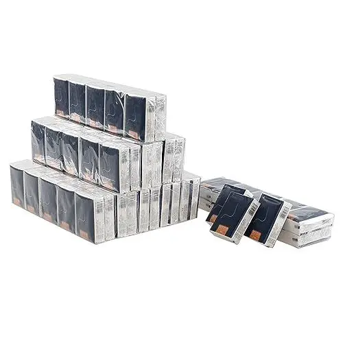 Produktbild: Bringer 100 Packungen Mini-taschentücher 4-lagig Gesichtstuch Reisegröße, Taschentücher Papier