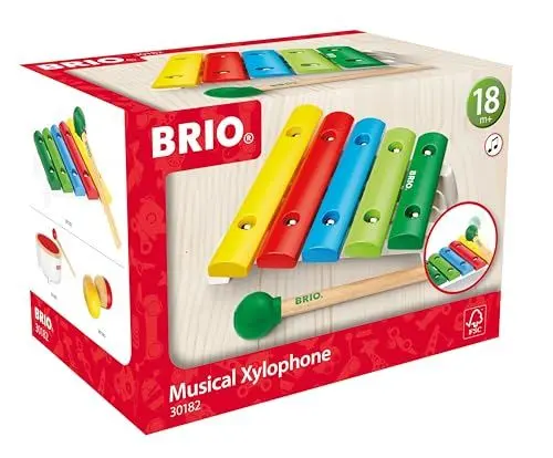 Produktbild: BRIO Kleinkindspielzeug - XylophonXylophon, Spielzeuginstrument, Kleinkindspielzeug ab 3 Jahre